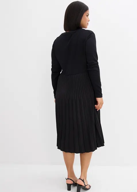 Midikjole i viskosemiks, bonprix