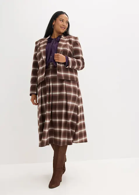 Rutet blazer, bonprix