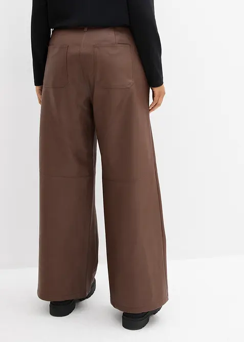 Bukse i imitert skinn, bonprix