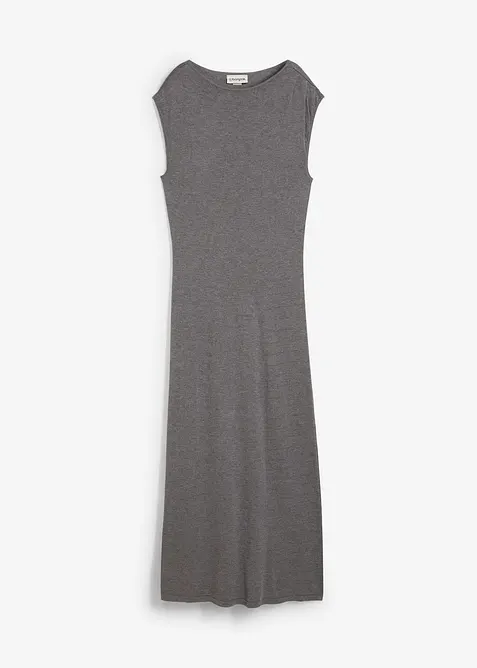 Finstrikket kjole av viskosemiks, bonprix