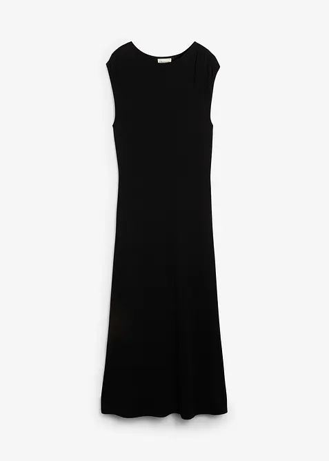 Finstrikket kjole av viskosemiks, bonprix