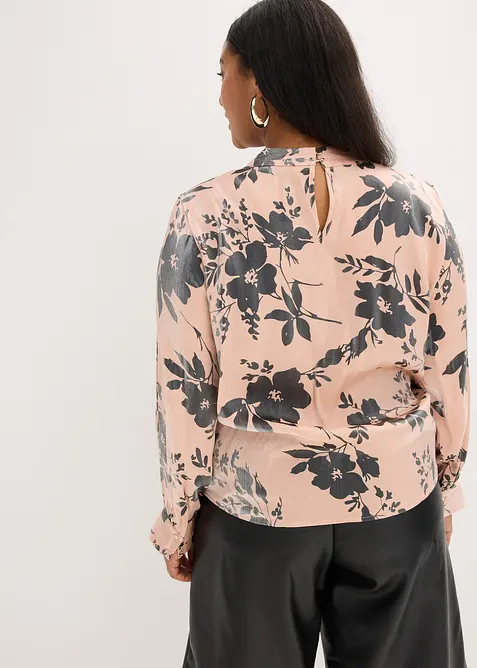 Tunika i sateng med viskose, bonprix