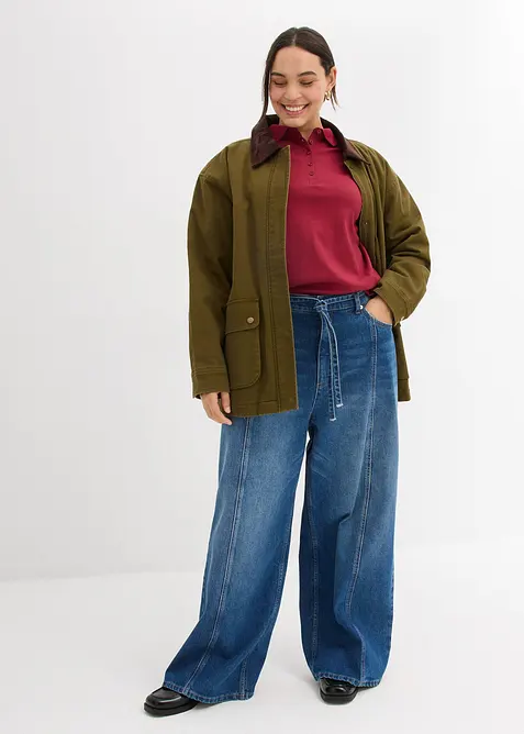 Wide Leg-jeans High Waist, bonprix