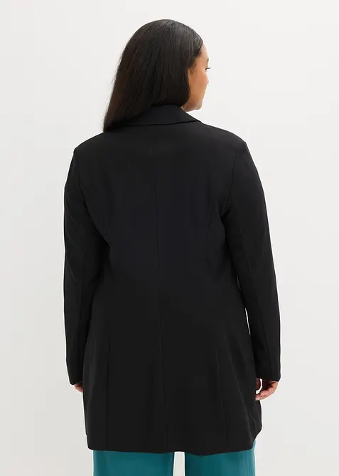Lang blazer i Punto di Roma-materiale, bonprix