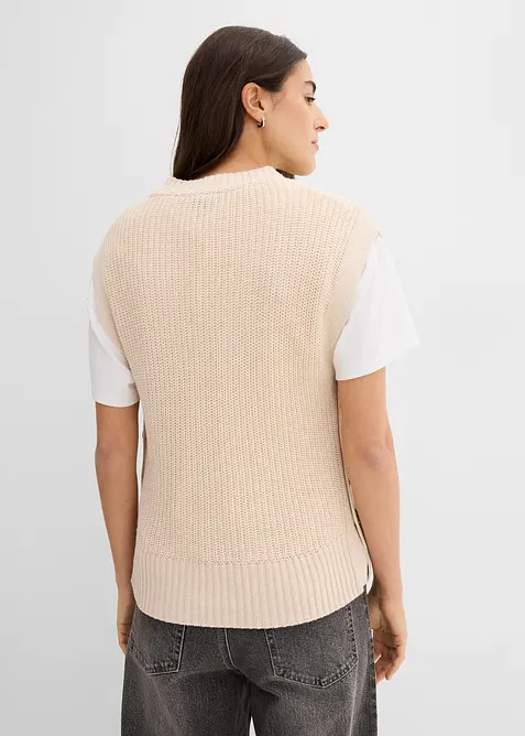 Strikket vest, bonprix