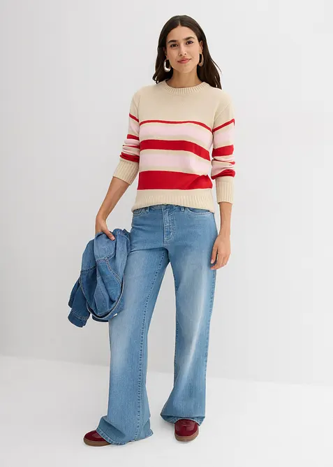 Finstrikket genser, bonprix