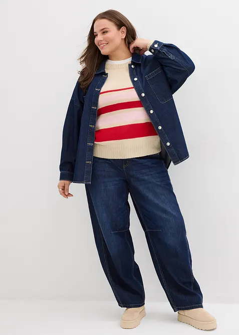 Finstrikket genser, bonprix