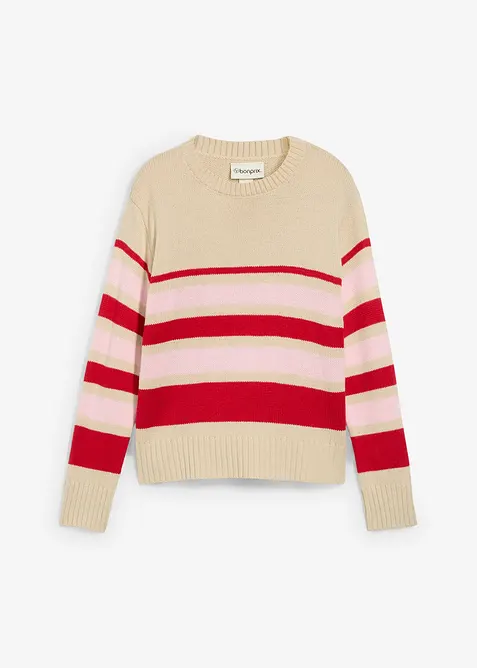 Finstrikket genser, bonprix