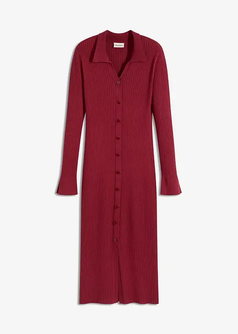 Strikket kjole i myk viskosemiks, bonprix