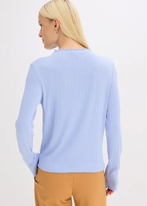 Topp i ribbemateriale og smal modell, bonprix