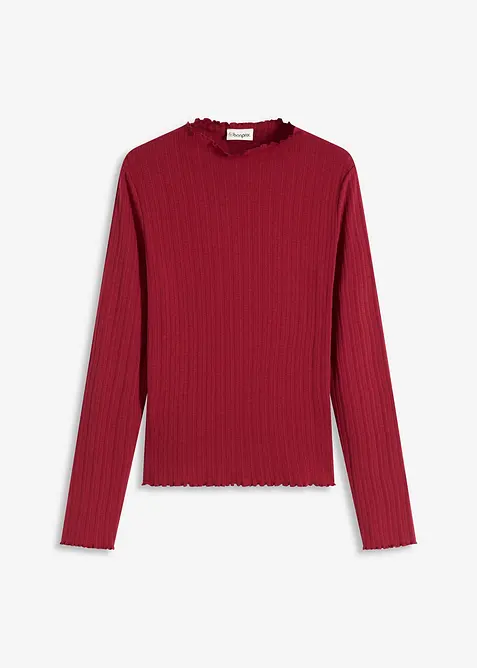 Topp i ribbemateriale og smal modell, bonprix