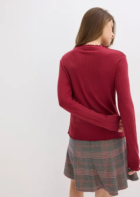 Topp i ribbemateriale og smal modell, bonprix