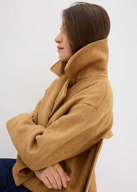 Overgangsjakke i ullstil, bonprix