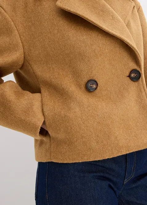 Overgangsjakke i ullstil, bonprix