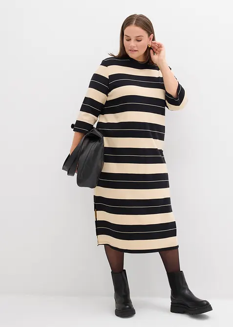 Trikotkjole i 100% bomull, bonprix