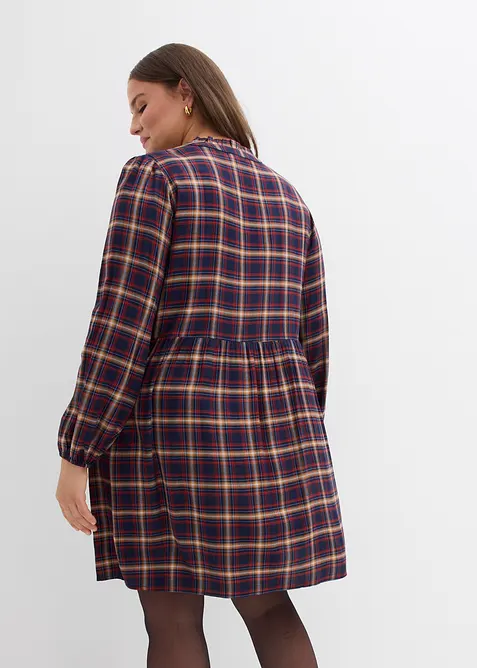 Minikjole i myk viskose, bonprix