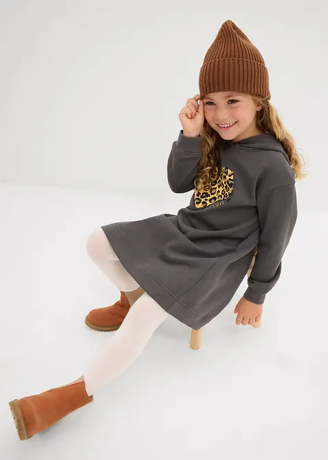 Sweathirtkjole i 100% økologisk bomull, bonprix