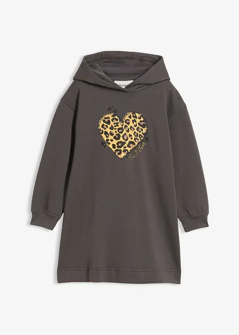 Sweathirtkjole i 100% økologisk bomull, bonprix