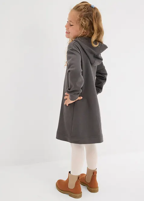 Sweathirtkjole i 100% økologisk bomull, bonprix