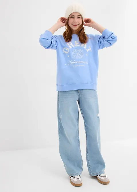 Sweatshirt i 100% økologisk bomull, bonprix