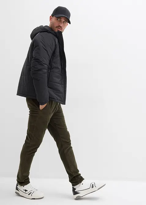 Vattert jakke med hette, bonprix