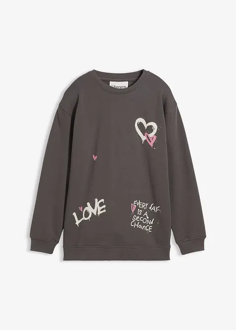 Sweatshirt i 100% økologisk bomull, bonprix
