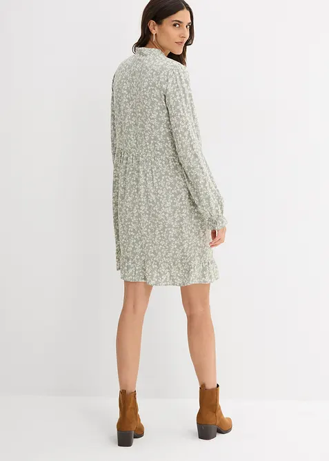 Minikjole i lett viskose, bonprix