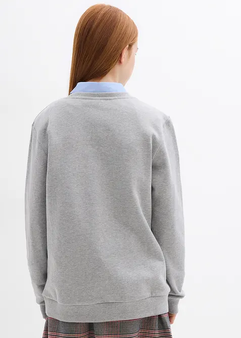 Sweatshirt i 100% økologisk bomull (2-pack), bonprix