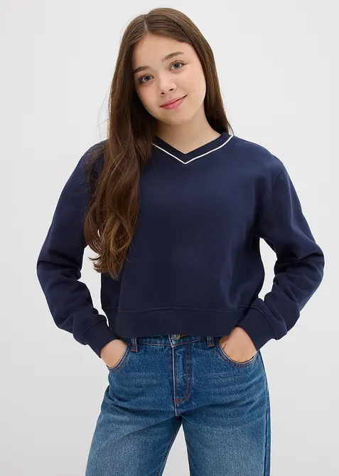 Sweatshirt i 100% økologisk bomull, bonprix