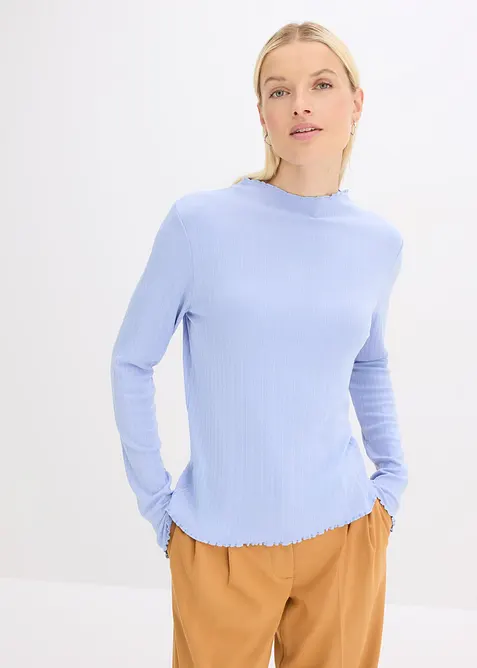 Topp i ribbemateriale og smal modell, bonprix