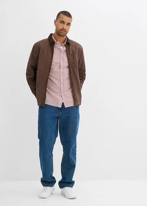 Langermet skjorte i 100% bomull, Regular Fit, bonprix