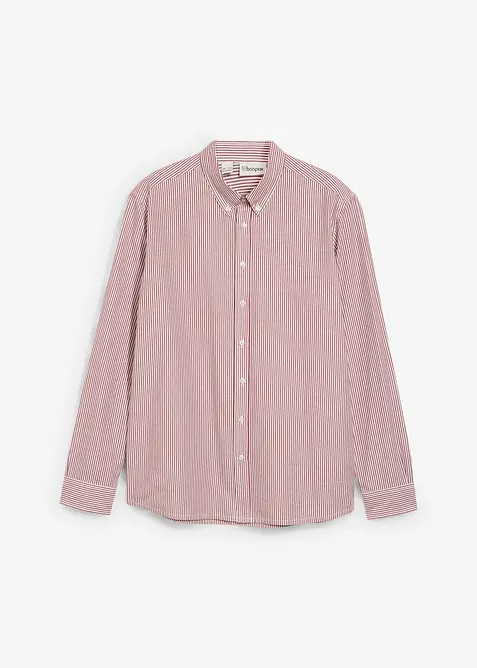 Langermet skjorte i 100% bomull, Regular Fit, bonprix