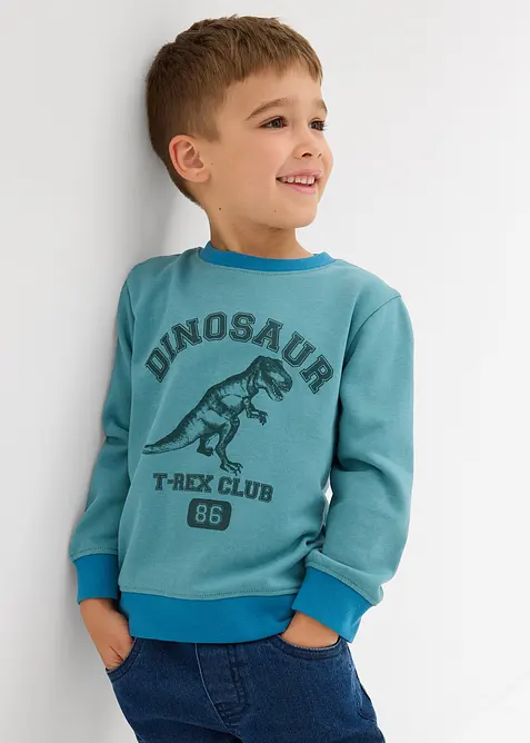 Sweatshirt i myk bomullsmiks, bonprix