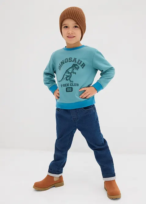 Sweatshirt i myk bomullsmiks, bonprix