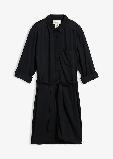 Skjortekjole i lett viskose, bonprix