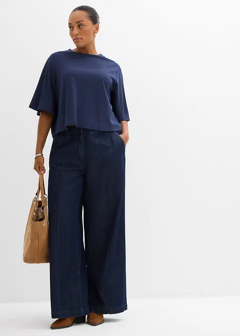 T-skjorte i behagelig Punto di Roma-materiale, bonprix