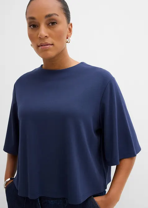 T-skjorte i behagelig Punto di Roma-materiale, bonprix