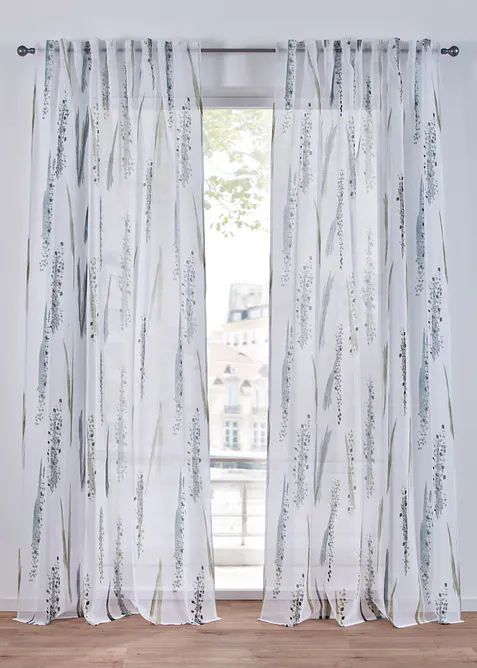 Gardin med resirkulert polyester (1-pack), bonprix