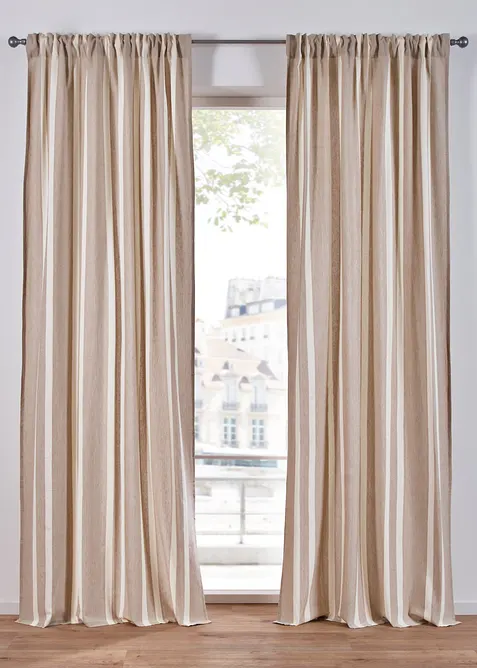 Gardin i økologisk bomull (1-pack), bonprix