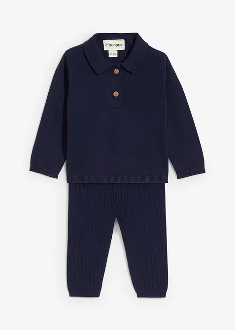 Genser med krage og leggings (2-delt sett), bonprix