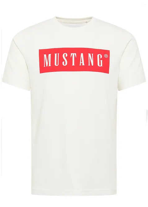T-skjorte "Austin" fra Mustang, i 100% bomull., Mustang Jeans