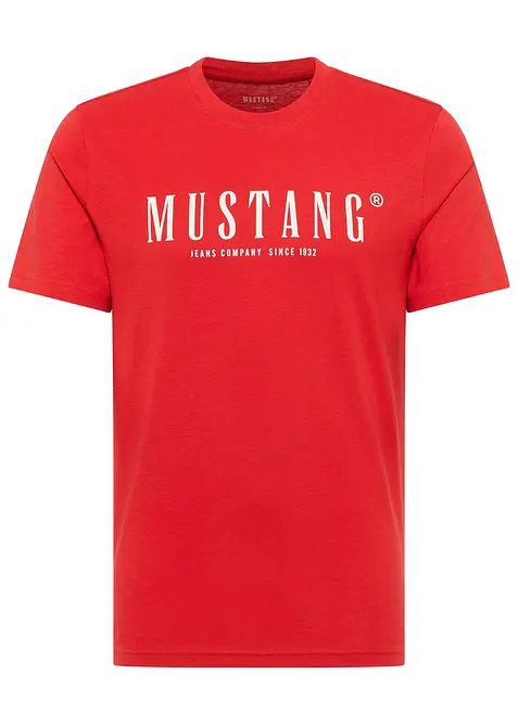 T-skjorte "Austin" i 100% bomull fra Mustang, Mustang Jeans