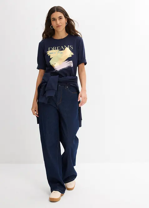 T-skjorte i 100% økologisk bomull, bonprix