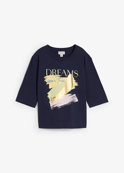 T-skjorte i 100% økologisk bomull, bonprix