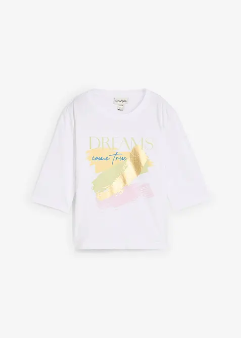 T-skjorte i 100% økologisk bomull, bonprix