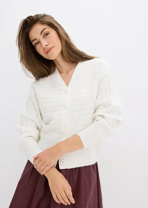 Oversized strikkejakke, bonprix