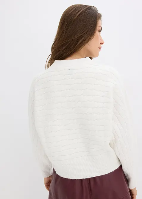 Oversized strikkejakke, bonprix