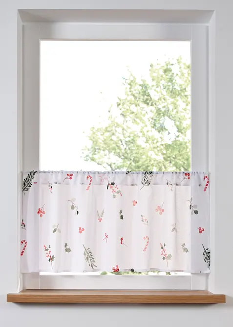 Gardinkappe med julemotiv, bonprix