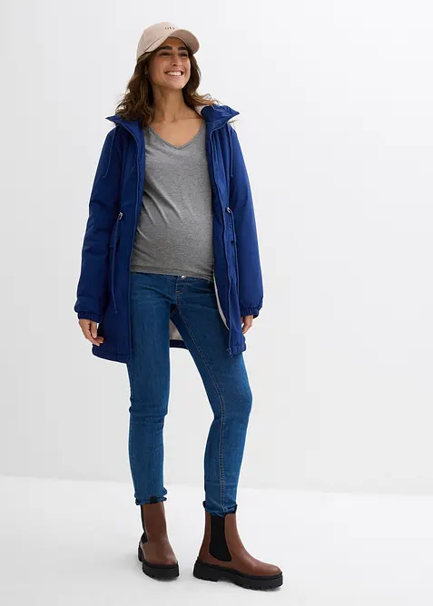 Mykt fôret mamma- og bærejakke, bonprix