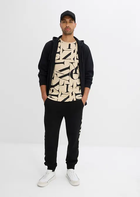 T-skjorte i formstabil, 100% økologisk bomull, bonprix